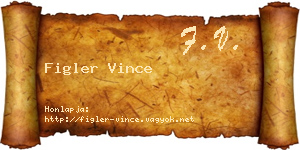 Figler Vince névjegykártya